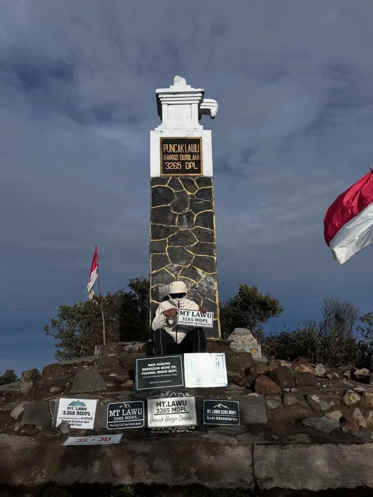 Itinerary Pendakian Gunung Lawu Via Candi Cetho (SC IG n.danendra_)