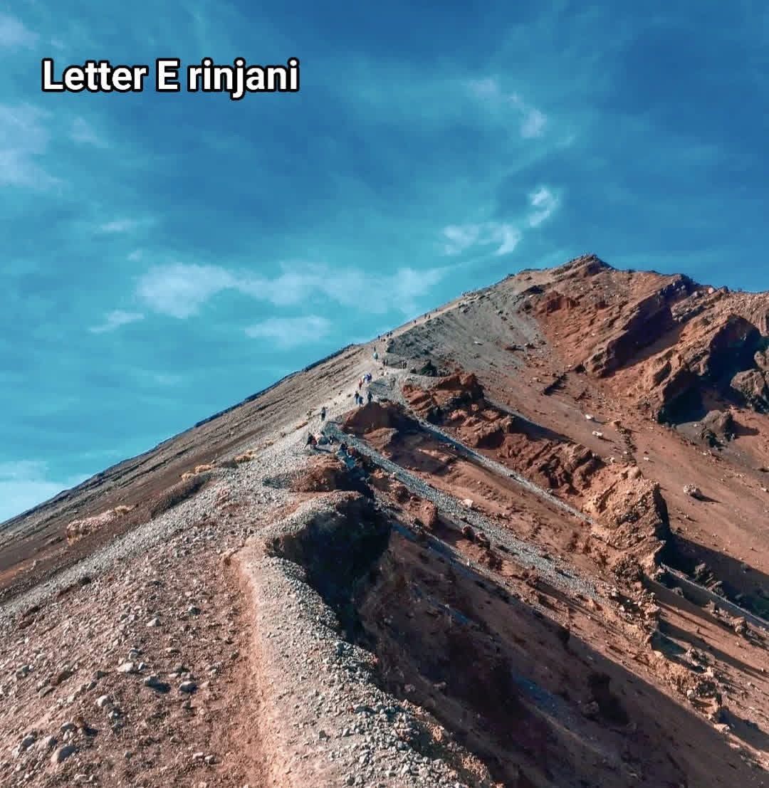 Jalur Porter Rinjani Via Torean Alera Adventure Lanskap pemandangan indah jalur Torean Rinjani Alera Adventure